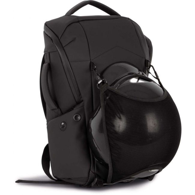 Waterproof anti-theft bag with helmet holder culoare black marimea u