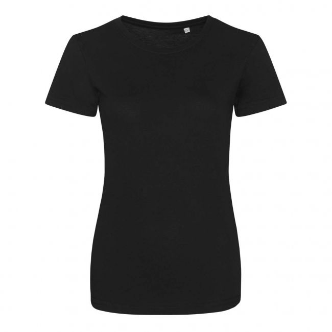 Women's tri-blend t culoare solid black marimea s