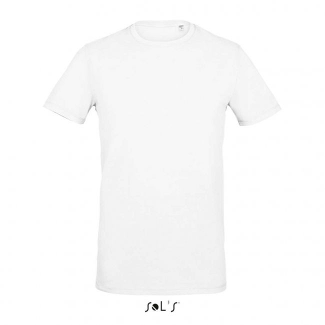 Sol's millenium men - round-neck t-shirt culoare white marimea 2xl