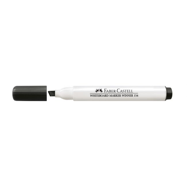 Marker whiteboard varf tesit negru winner 152 faber-castell