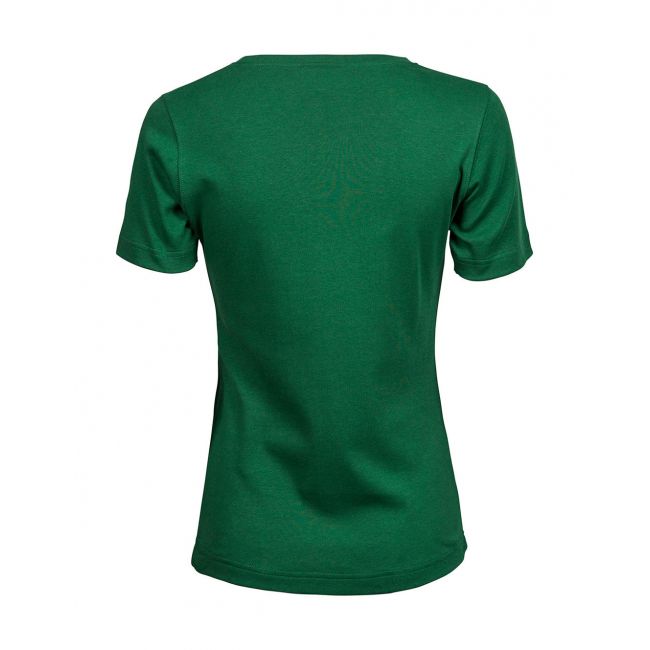 Ladies interlock t-shirt deep green marimea 2xl