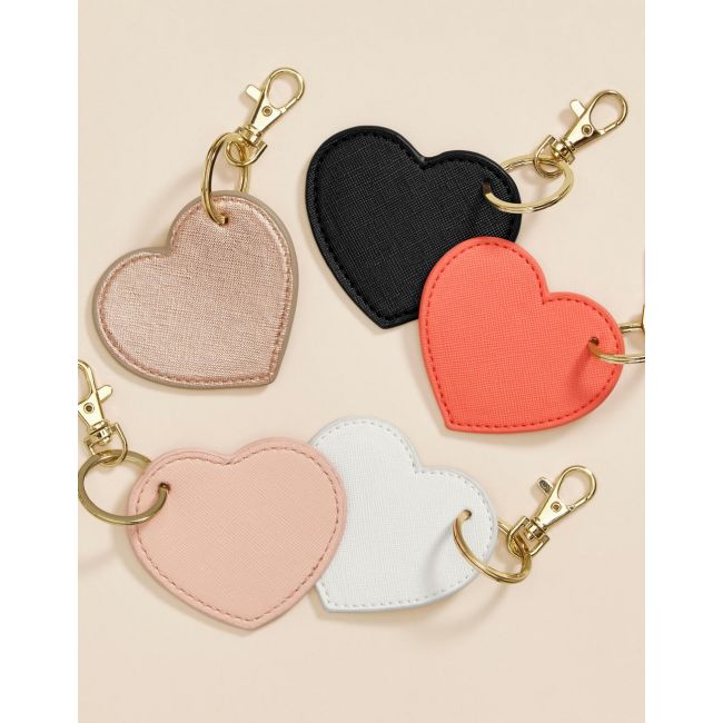 Boutique heart key clip<p/> black marimea one size