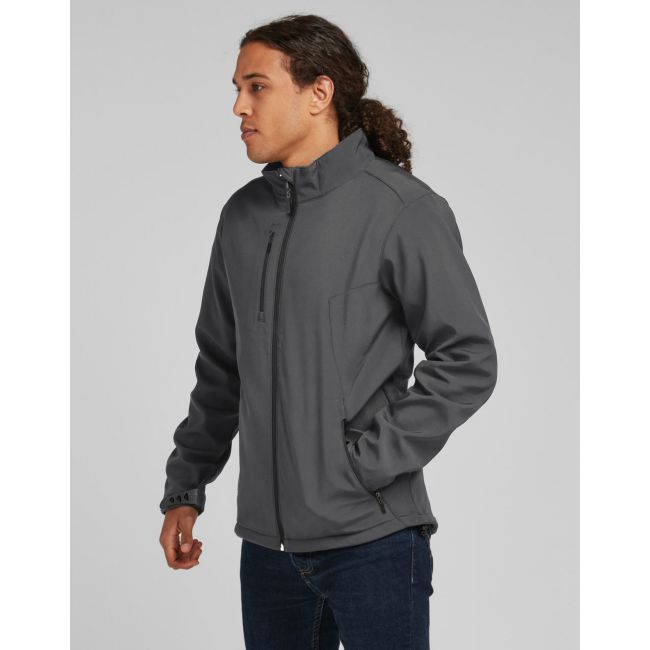 Men's softshell jacket charcoal marimea 4xl