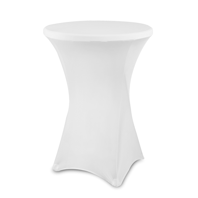 Față de masă elastică albă pentru masa c80