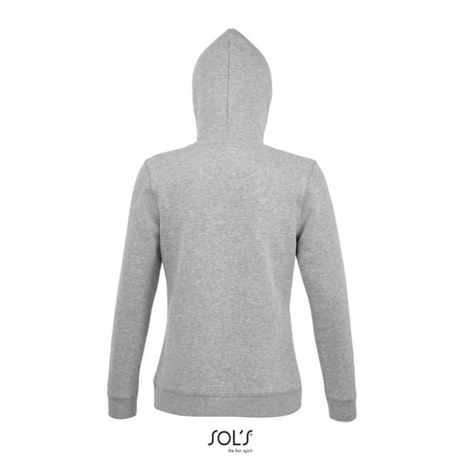 Sol's spencer women - hooded sweatshirt culoare grey melange marimea m