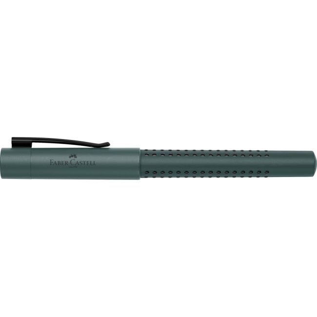 Stilou grip 2011 verde inchis f faber-castell