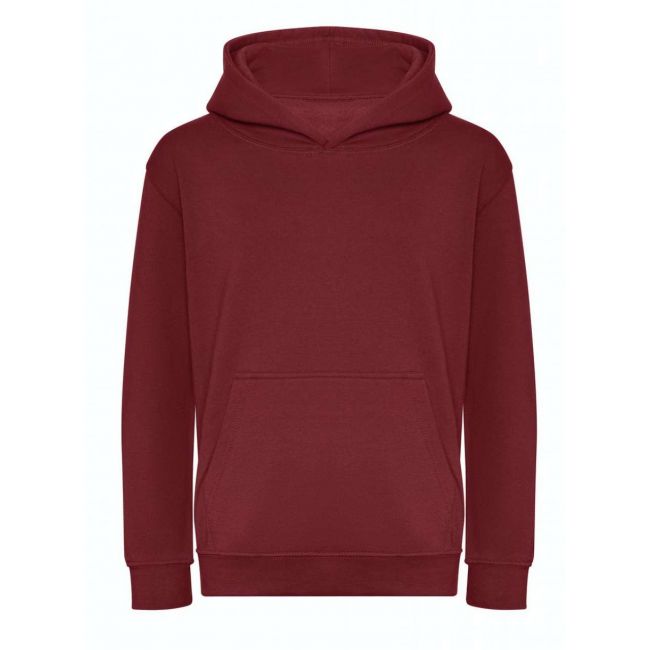 Kids organic hoodie culoare burgundy marimea l