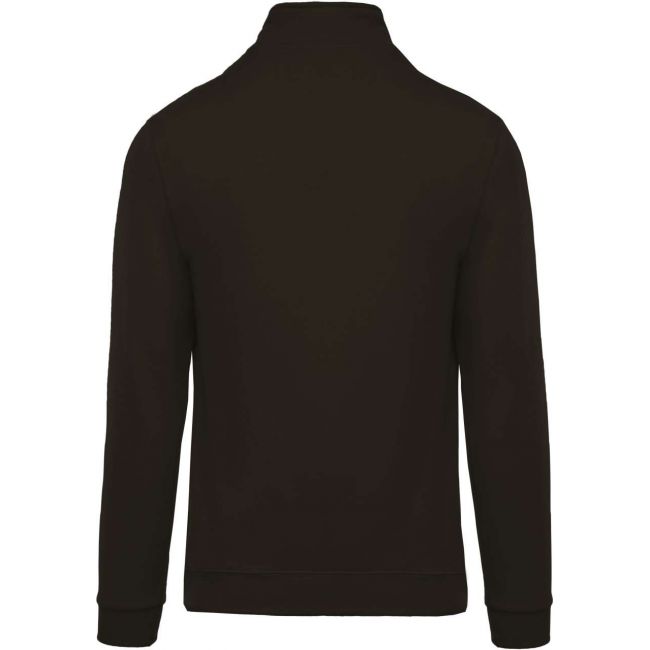 Zip neck sweatshirt culoare dark grey marimea 2xl