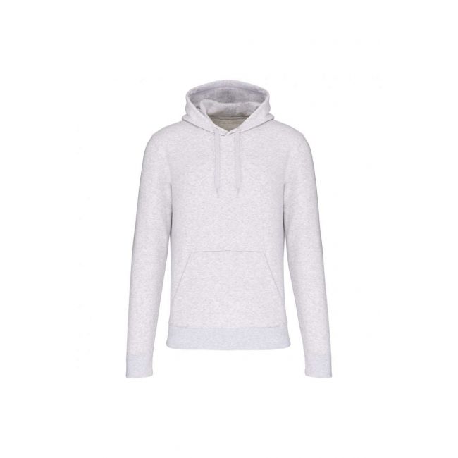 Men's eco-friendly hooded sweatshirt culoare ash heather marimea l