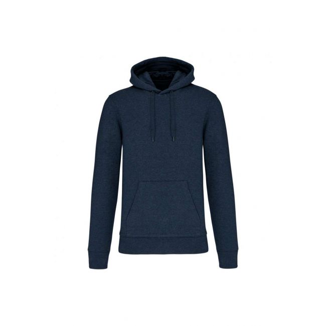 Men's eco-friendly hooded sweatshirt culoare french navy heather marimea xl