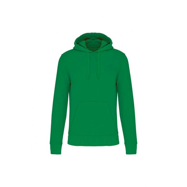 Men's eco-friendly hooded sweatshirt culoare kelly green marimea m