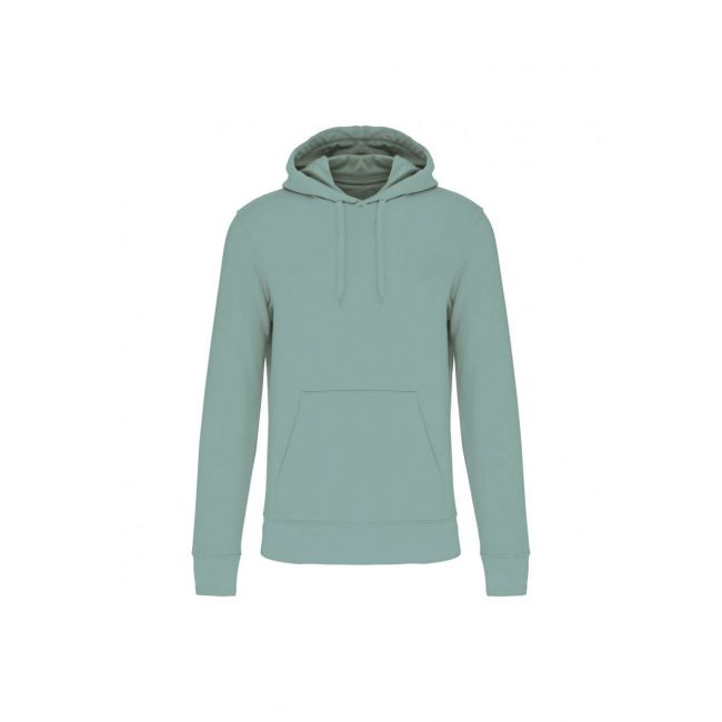 Men's eco-friendly hooded sweatshirt culoare sage marimea l