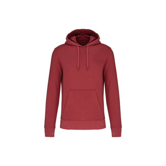 Men's eco-friendly hooded sweatshirt culoare terracotta red marimea l