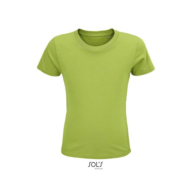 Sol's crusader kids - round-neck fitted jersey t-shirt culoare apple green marimea 6a