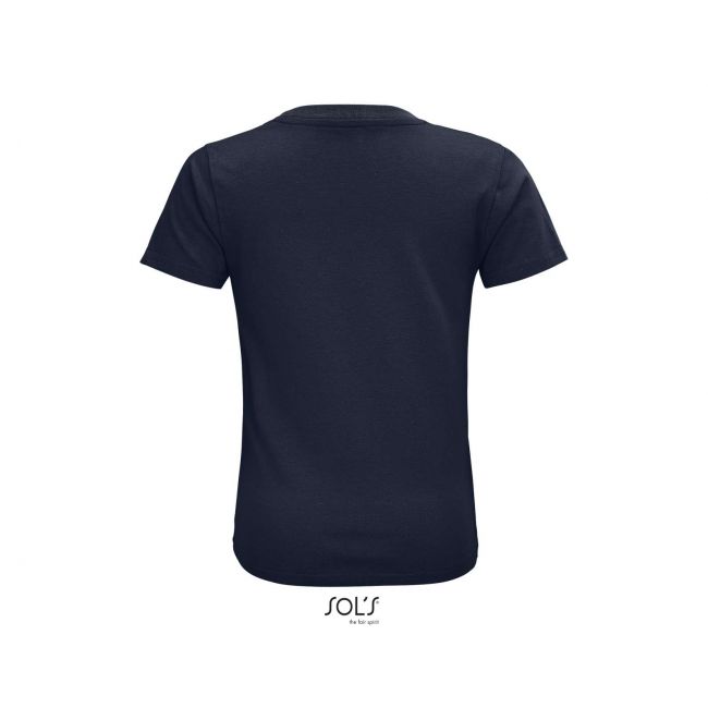 Sol's crusader kids - round-neck fitted jersey t-shirt culoare french navy marimea 8a