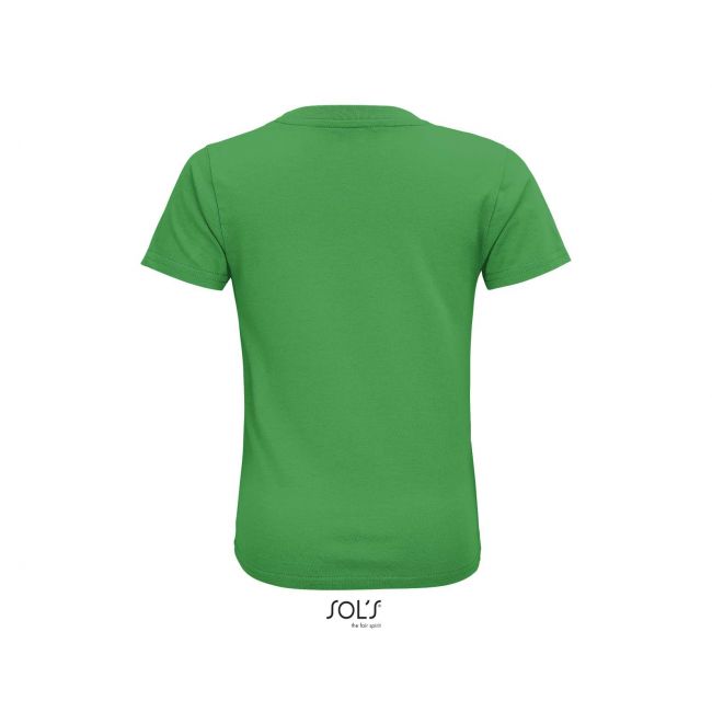 Sol's crusader kids - round-neck fitted jersey t-shirt culoare kelly green marimea 6a