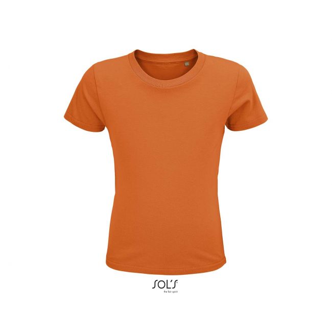 Sol's crusader kids - round-neck fitted jersey t-shirt culoare orange marimea 8a