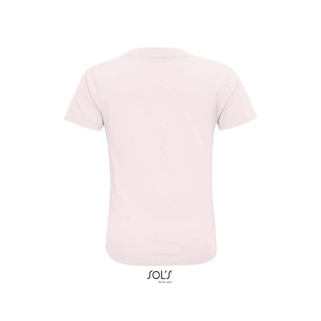 Sol's crusader kids - round-neck fitted jersey t-shirt culoare pale pink marimea 12a