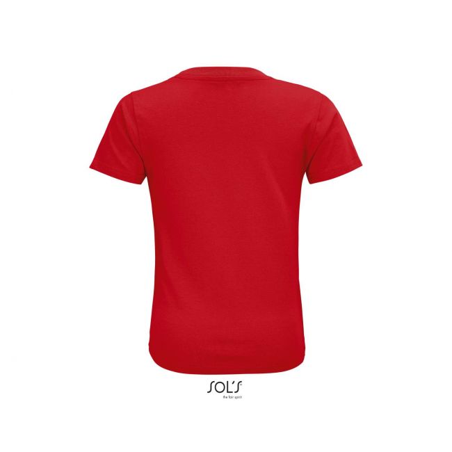 Sol's crusader kids - round-neck fitted jersey t-shirt culoare red marimea 4a