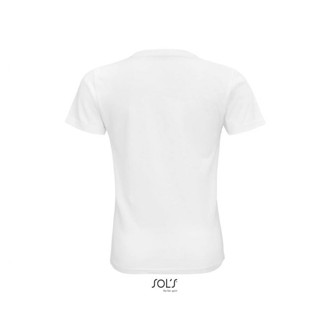 Sol's crusader kids - round-neck fitted jersey t-shirt culoare white marimea 10a