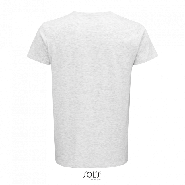 Sol's crusader men - round-neck fitted jersey t-shirt culoare ash marimea l