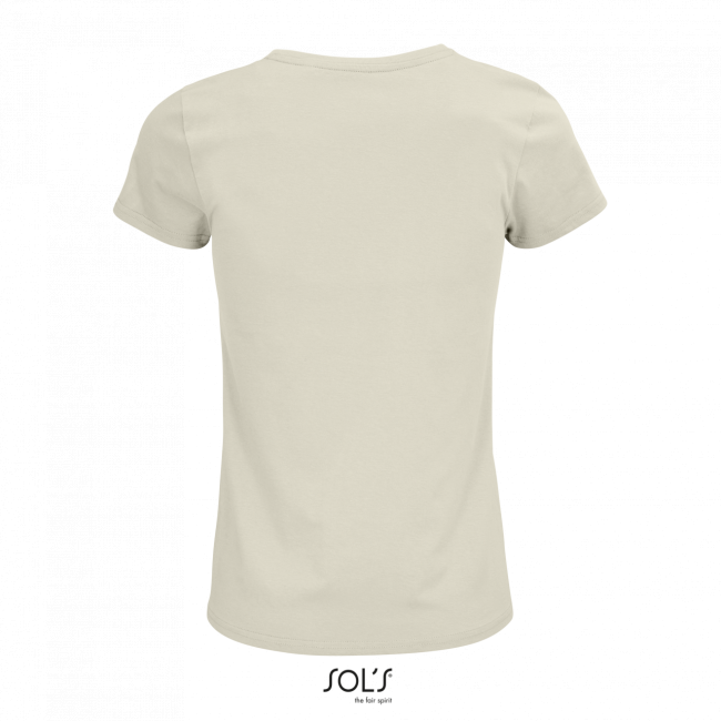 Sol's crusader women - round-neck fitted jersey t-shirt culoare natural marimea 2xl