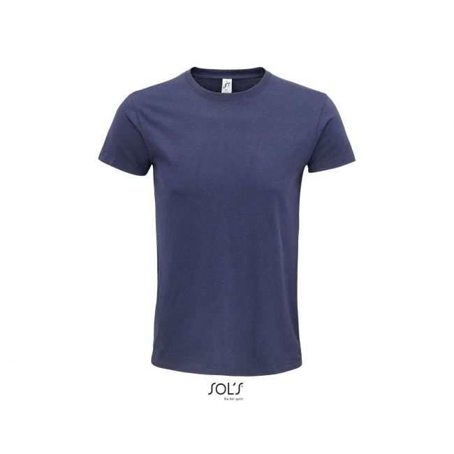 Sol's epic - unisex round-neck fitted jersey t-shirt culoare french navy marimea s