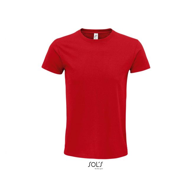 Sol's epic - unisex round-neck fitted jersey t-shirt culoare red marimea m