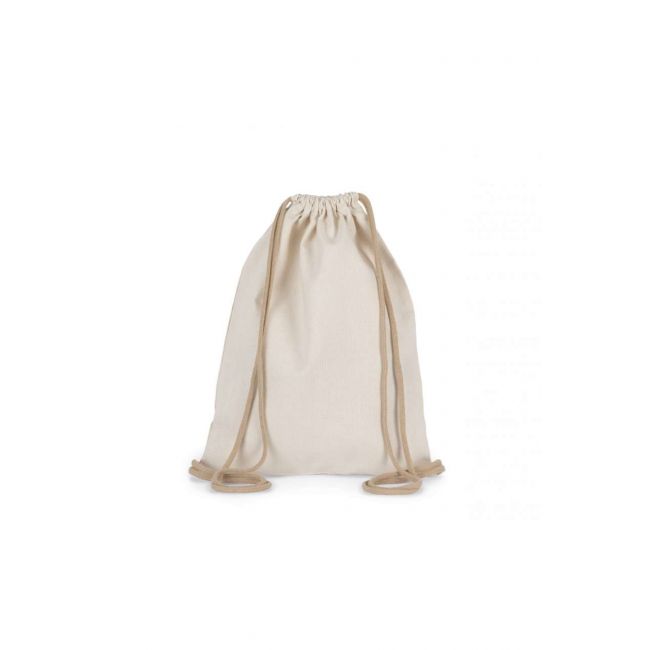 Small recycled backpack with drawstring culoare ecume marimea u