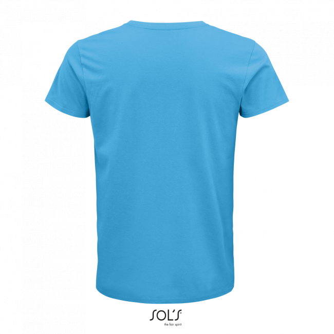 Sol's crusader men - round-neck fitted jersey t-shirt culoare aqua marimea 3xl