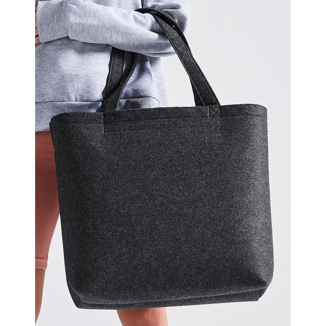 Felt shopper black marimea one size