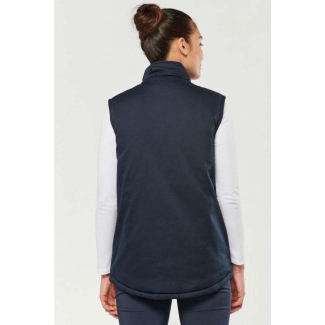 Unisex padded multi-pocket polycotton vest culoare navy marimea 5xl