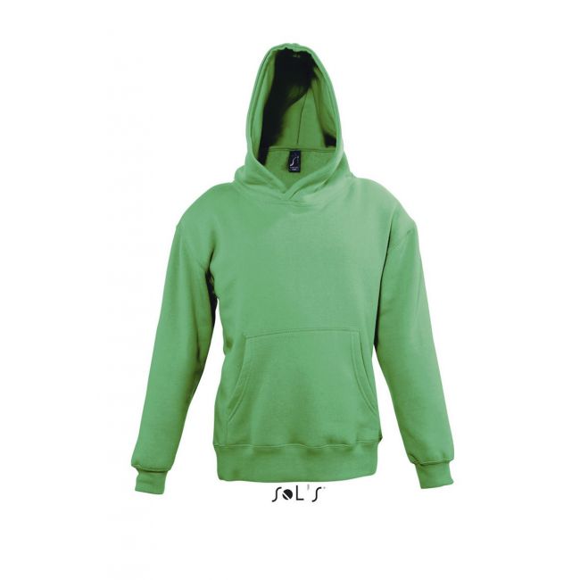 Sol's slam kids hooded sweat-shirt culoare kelly green marimea 12a