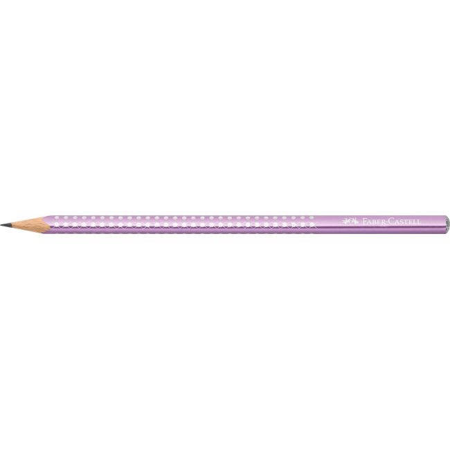 Creion grafit b sparkle violet metalizat 2023 faber-castell