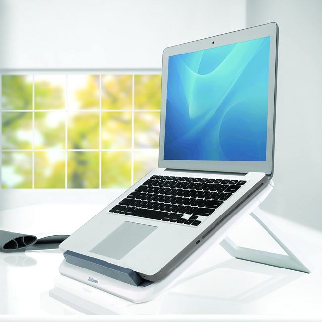 Suport laptop i-spire quick-list alb fellowes
