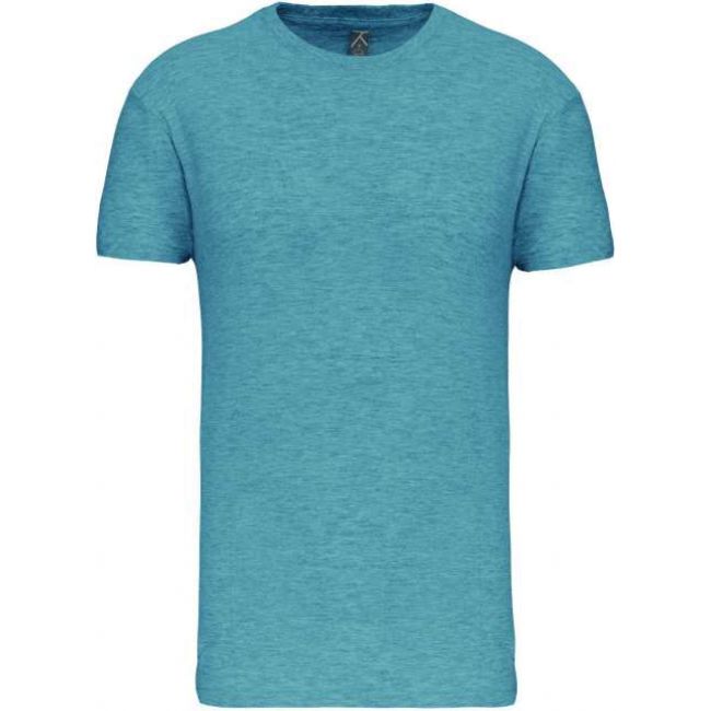 Bio150ic men's round neck t-shirt culoare cloudy blue heather marimea l