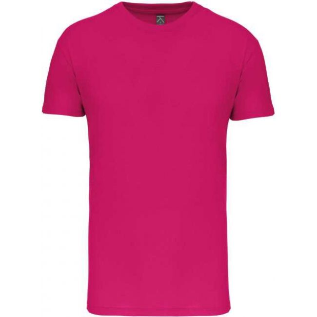 Bio150ic men's round neck t-shirt culoare fuchsia marimea m