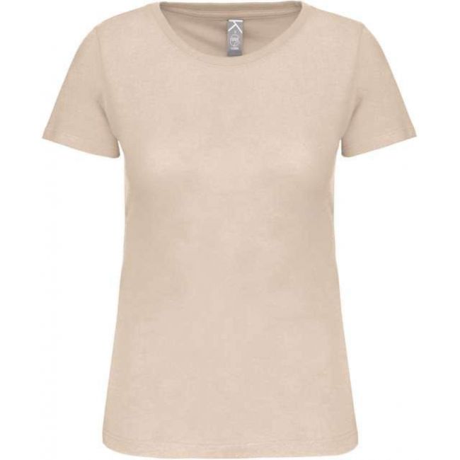 Ladies' bio150ic crew neck t-shirt culoare light sand marimea s