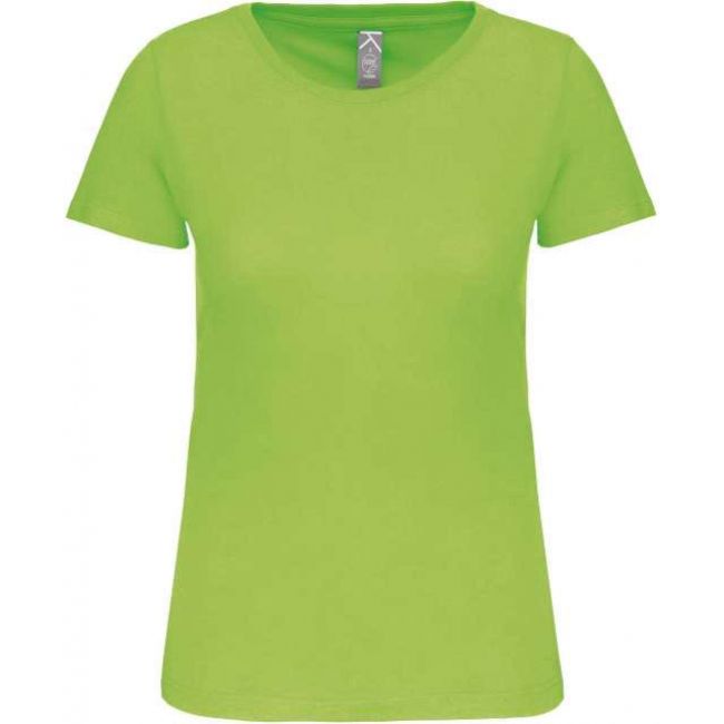 Ladies' bio150ic crew neck t-shirt culoare lime marimea m