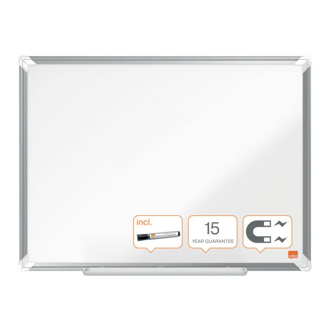 Whiteboard magnetic otel lacuit 45 x 60 cm premium plus nobo