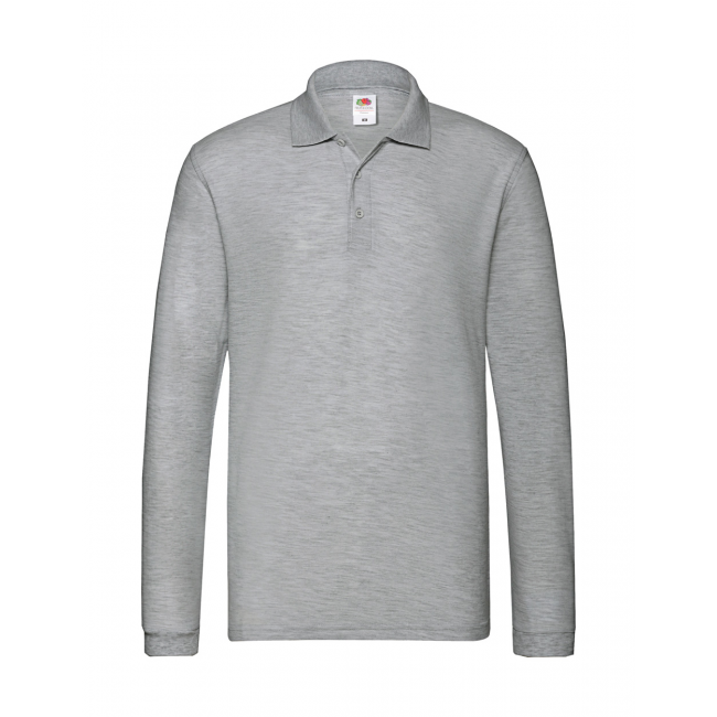 Premium long sleeve polo