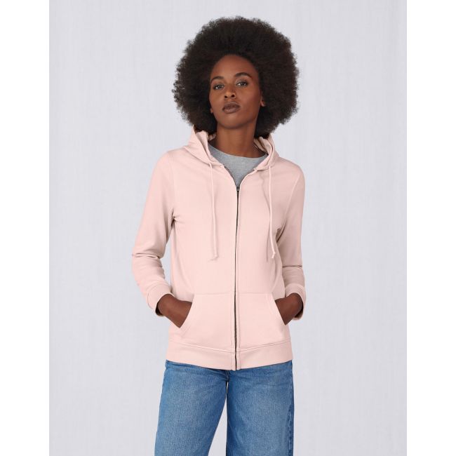 Organic zipped hooded /women off white marimea l