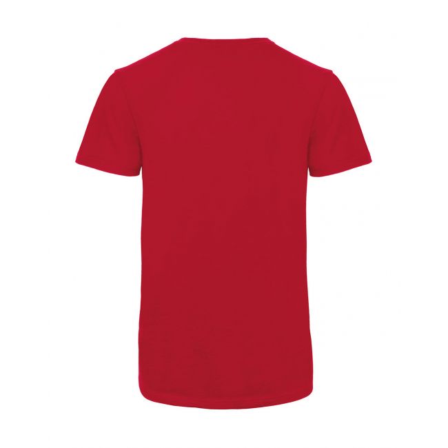 Organic inspire slub /men t-shirt chic red marimea l