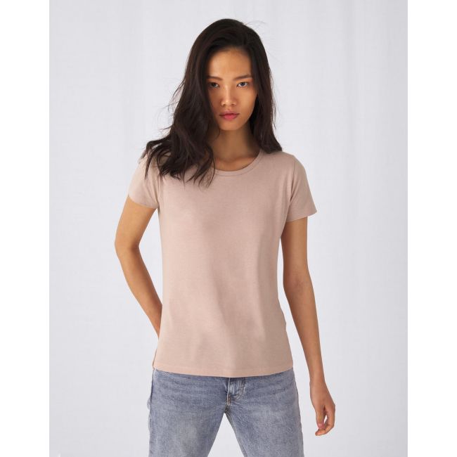 Organic inspire t /women t-shirt fuchsia marimea l