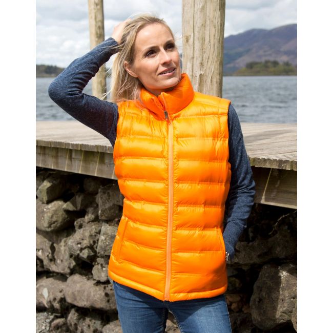 Ladies' ice bird padded gilet orange marimea m (12)