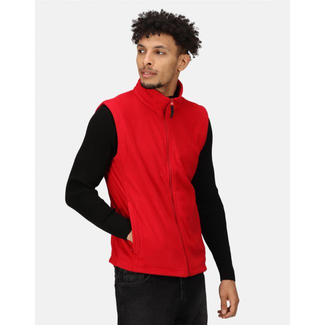 Micro fleece bodywarmer classic red marimea l