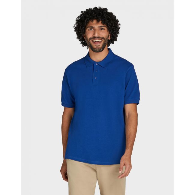 Cotton polo men charcoal marimea 3xl