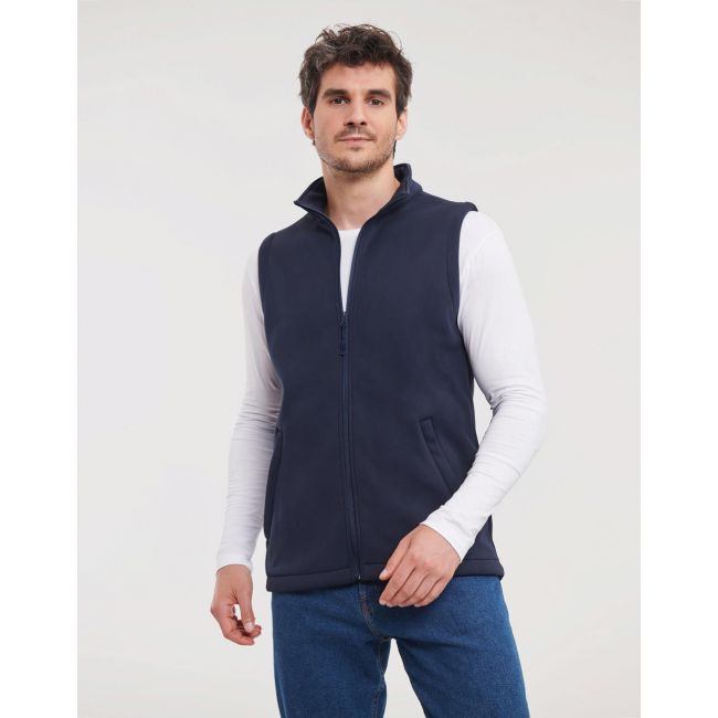 Men's smart softshell gilet french navy marimea m