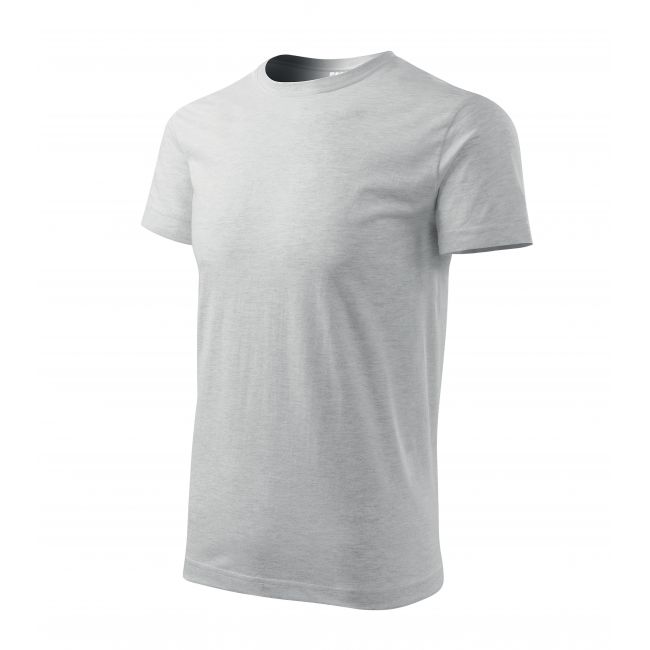 Basic tricou pentru bărbaţi gri deschis