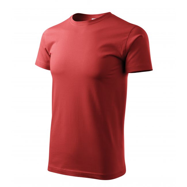Basic tricou pentru bărbaţi roşu bordo